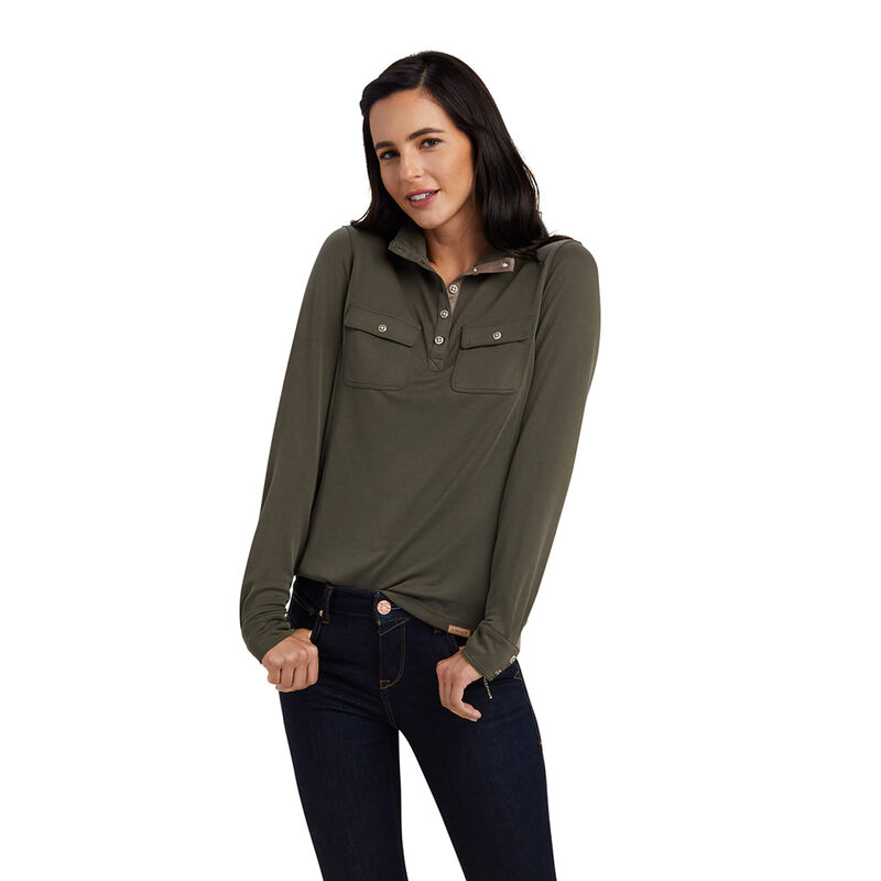 Ariat Hemden Damen - Overbrook DunkelGrün ( JRLVZ-0698 )